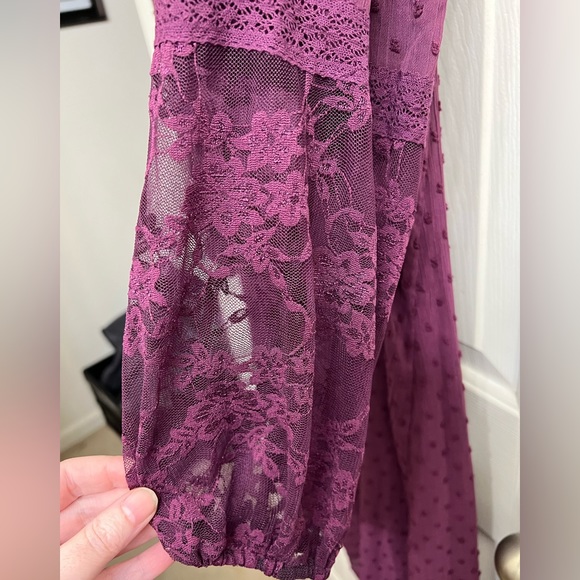 NEW! Torrid 1 (1x - 14/16) Clip Dot Button Front Maxi Kimono - Picture 5 of 5